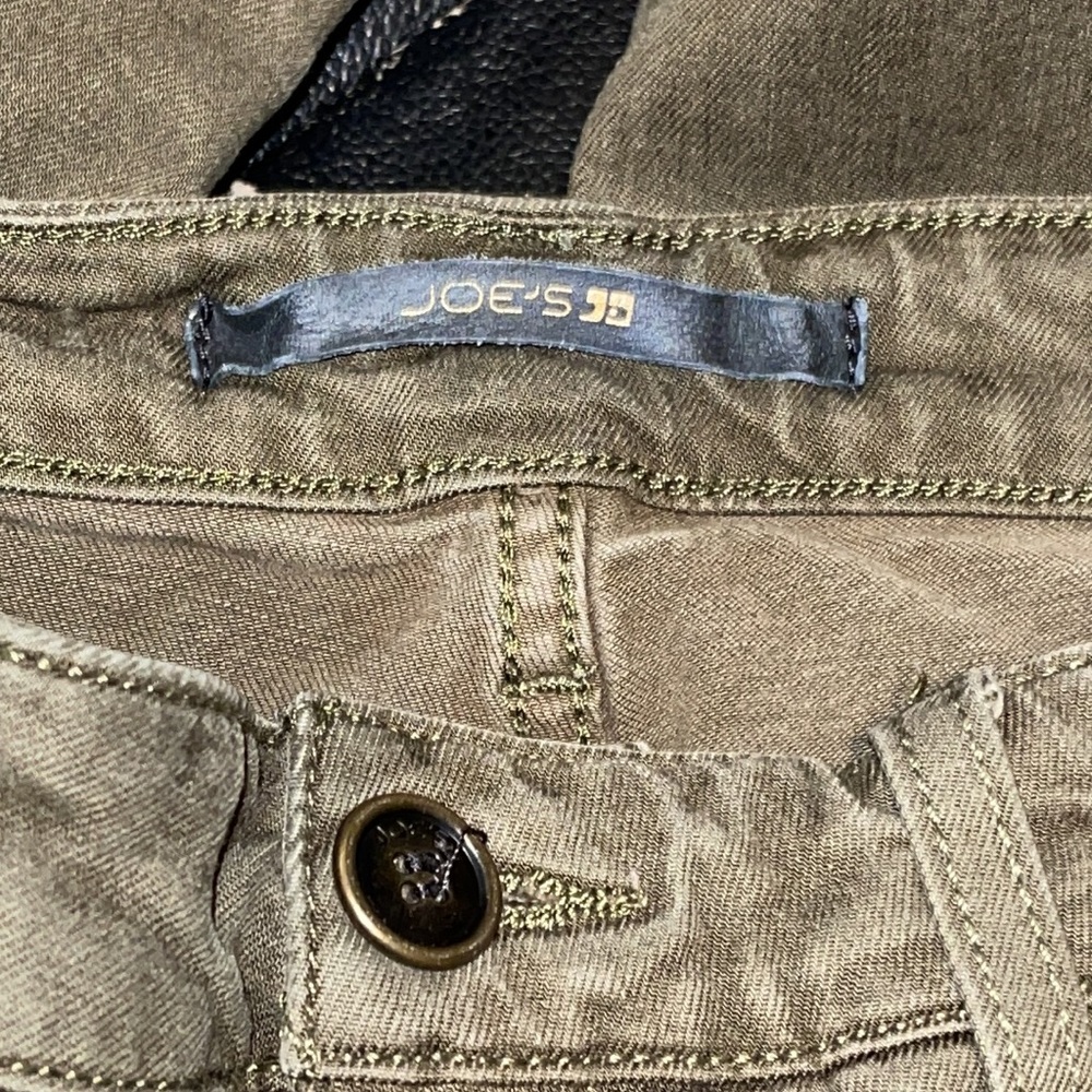 Joe’s Jeans Olive Green Skinny Ankle Jeans - Picture 6 of 11